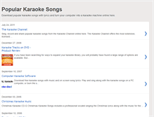 Tablet Screenshot of karaoke-downloads.blogspot.com