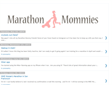 Tablet Screenshot of marathonmommies.blogspot.com