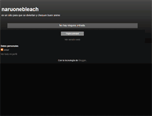 Tablet Screenshot of naruonebleach.blogspot.com