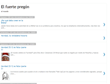 Tablet Screenshot of elfuertepregon.blogspot.com