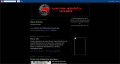 Desktop Screenshot of plataformaantifascistacartagena.blogspot.com