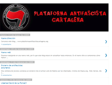 Tablet Screenshot of plataformaantifascistacartagena.blogspot.com