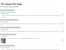 Tablet Screenshot of gospelpen.blogspot.com