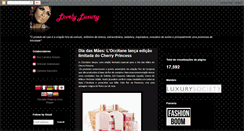 Desktop Screenshot of lovely-luxury.blogspot.com