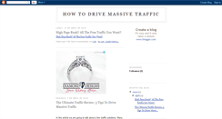 Desktop Screenshot of drivemassivetraffic.blogspot.com