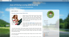 Desktop Screenshot of ladyzubaidahjoysofgivinglovingsharing.blogspot.com