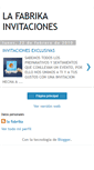 Mobile Screenshot of lafabrikainvitaciones.blogspot.com