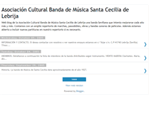 Tablet Screenshot of bandasantacecilia.blogspot.com