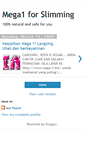 Mobile Screenshot of mega1slimming.blogspot.com