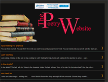 Tablet Screenshot of poetrywebsite.blogspot.com