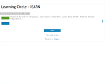 Tablet Screenshot of learningcircle-iearn.blogspot.com