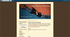 Desktop Screenshot of leightonamandawedding.blogspot.com
