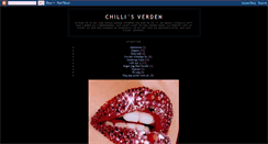 Desktop Screenshot of chillis-world.blogspot.com