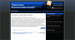 Desktop Screenshot of mejoresencuestasremuneradas.blogspot.com