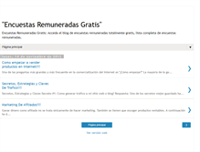 Tablet Screenshot of mejoresencuestasremuneradas.blogspot.com