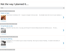 Tablet Screenshot of notthewayiplannedit.blogspot.com