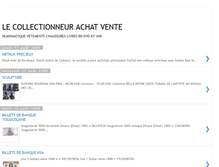 Tablet Screenshot of collectionneurs.blogspot.com