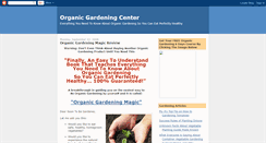 Desktop Screenshot of organicgardeningcenter.blogspot.com