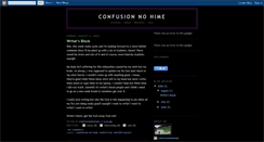 Desktop Screenshot of confusionnohime.blogspot.com