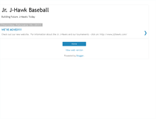 Tablet Screenshot of jr-j-hawk-baseball.blogspot.com