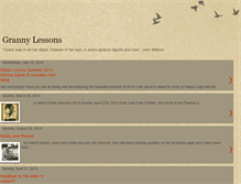 Tablet Screenshot of grannylessons.blogspot.com