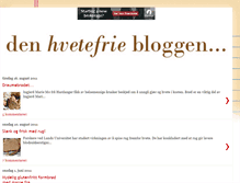 Tablet Screenshot of hvetefri.blogspot.com