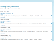 Tablet Screenshot of earthquake-prediction.blogspot.com