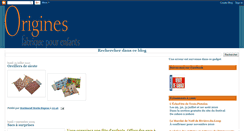 Desktop Screenshot of fabriqueorigines.blogspot.com