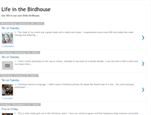 Tablet Screenshot of lifeinthebirdhouse.blogspot.com