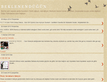 Tablet Screenshot of beklenendugun.blogspot.com