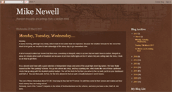 Desktop Screenshot of mikenewell.blogspot.com