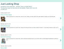 Tablet Screenshot of justlookingshop.blogspot.com