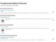 Tablet Screenshot of fundamentalreformnetwork.blogspot.com