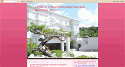 Desktop Screenshot of christahnsahnghong-heavenlymother.blogspot.com