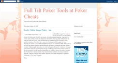 Desktop Screenshot of fulltiltpokertools.blogspot.com