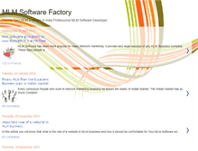 Tablet Screenshot of mlmsoftwarefactory.blogspot.com