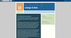 Desktop Screenshot of orangenblue.blogspot.com