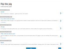 Tablet Screenshot of flipthepig.blogspot.com