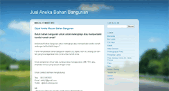 Desktop Screenshot of aneka-bahan-bangunan.blogspot.com