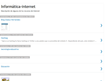 Tablet Screenshot of gladys-informatica-internet.blogspot.com