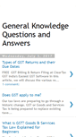 Mobile Screenshot of generalknowledgequestionsandanswers.blogspot.com