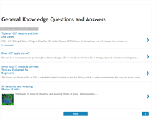 Tablet Screenshot of generalknowledgequestionsandanswers.blogspot.com