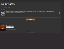 Tablet Screenshot of 100dayssandihicky.blogspot.com