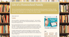 Desktop Screenshot of lifeofahomeschoolfamily.blogspot.com