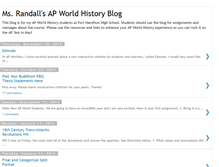 Tablet Screenshot of msrandallfhhsapworld.blogspot.com