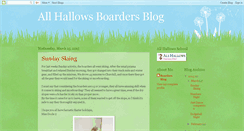 Desktop Screenshot of allhallowsboardersblog.blogspot.com