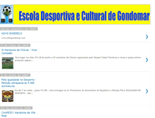 Tablet Screenshot of escoladegondomar.blogspot.com