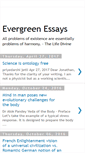 Mobile Screenshot of evergreenessays.blogspot.com