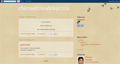 Desktop Screenshot of chicosdemodelaje212.blogspot.com