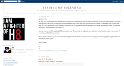 Desktop Screenshot of feedingmysolipsism.blogspot.com